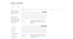 Desktop Screenshot of first2eleven.com